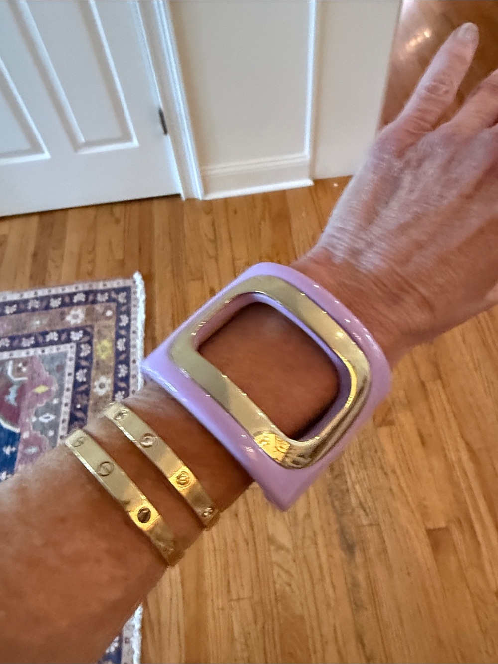 Lavender Vintage Cuff